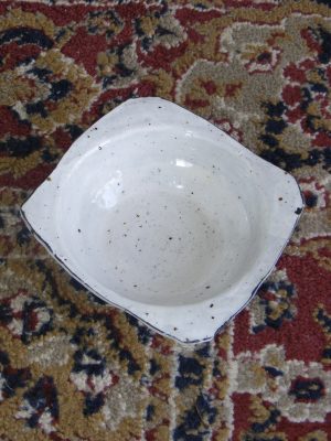 SQUARE BOWL : White
